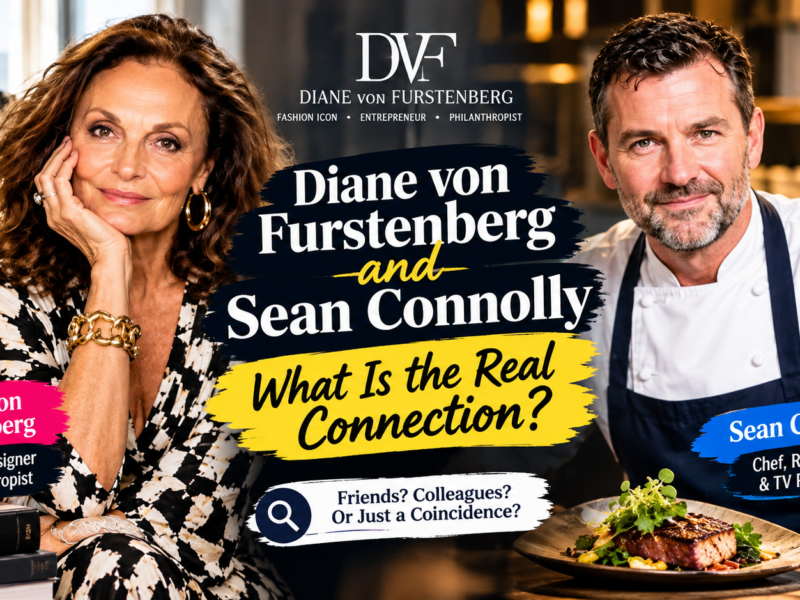Diane von Furstenberg and Sean Connolly