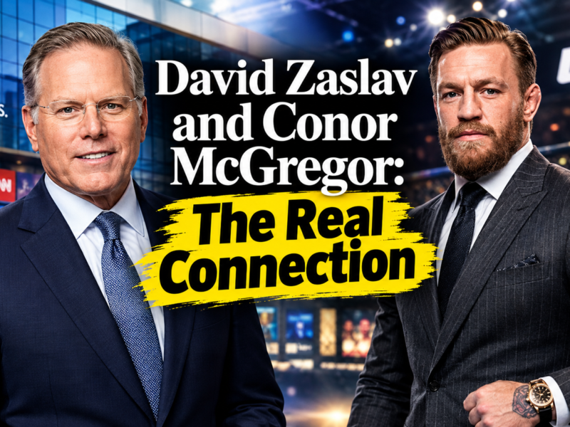 David Zaslav and Conor McGregor