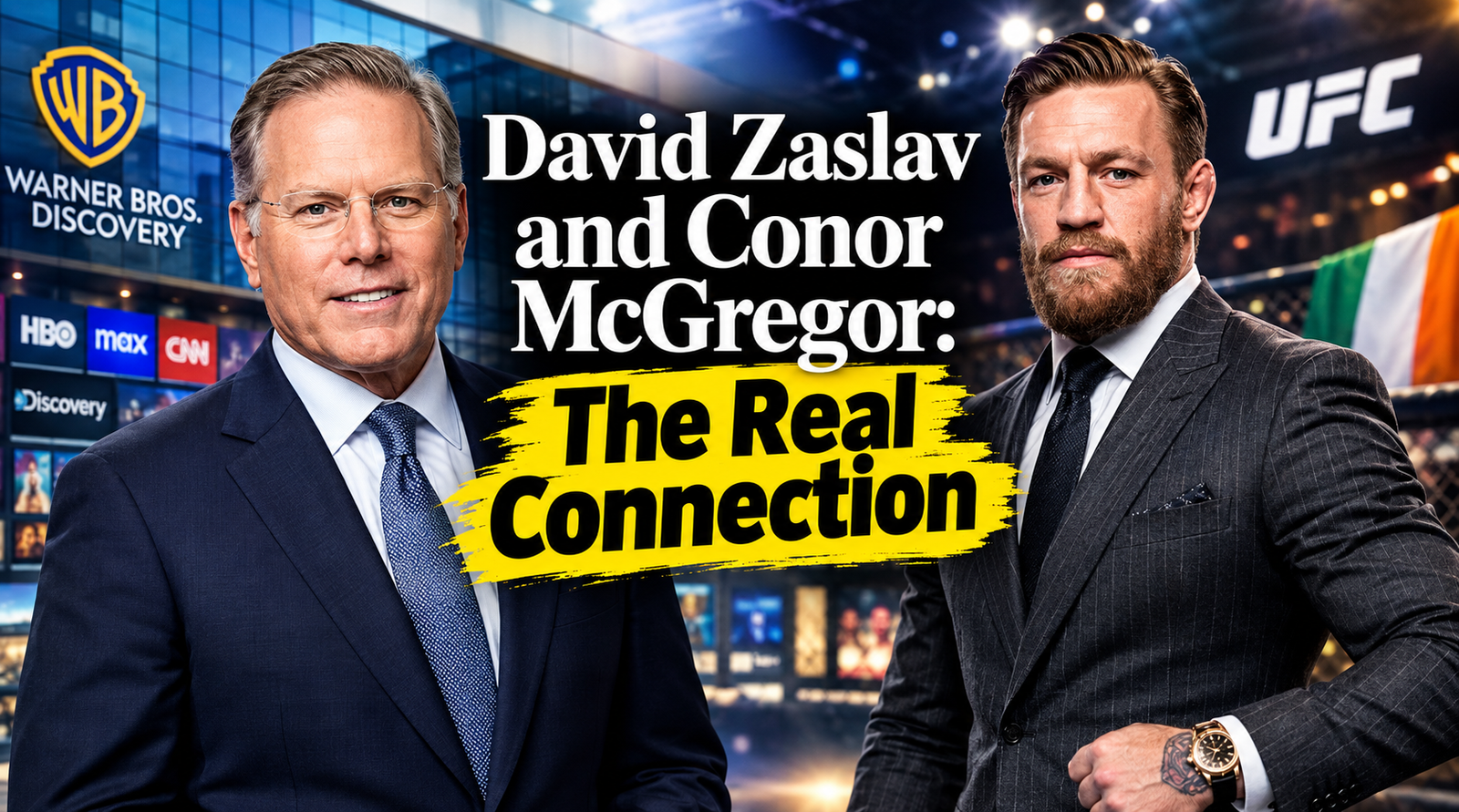 David Zaslav and Conor McGregor