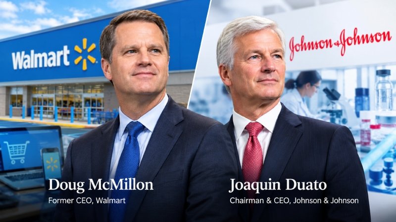 Doug McMillon and Joaquin Duato