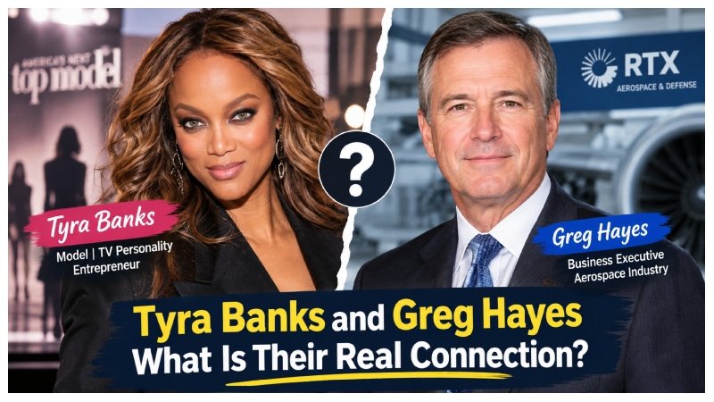 Tyra Banks and Greg Hayes